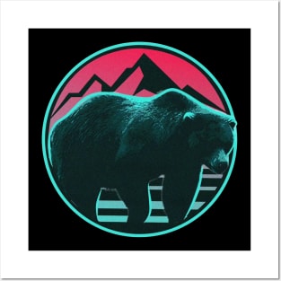 BEAR SUNGLASSES Posters and Art